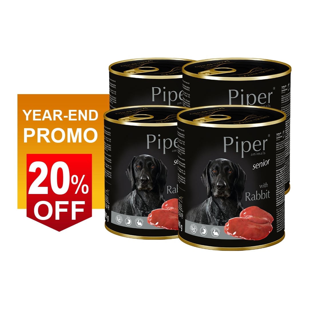 Piper Senior with Rabbit 400g